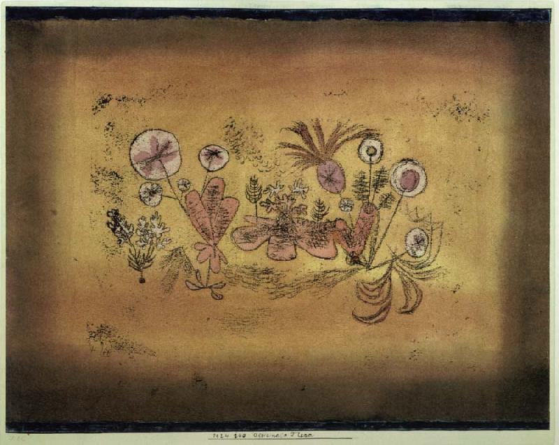 Paul Klee Medicinal flora oil painting image